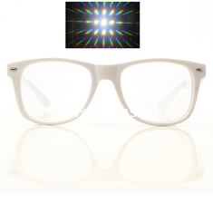 Συνήθειας τρισδιάστατα διάθλασης γυαλιά επίδρασης πρισμάτων πυροτεχνημάτων ουράνιων τόξων γυαλιών τρισδιάστατα