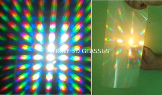 Τρισδιάστατη διάθλαση γυαλιών πυροτεχνημάτων μετάδοσης παραμέτρου οπτικής 90% με 2 σύνολα Lense